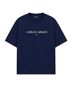 Giorgio Armani Logo Printed Crewneck T-Shirt