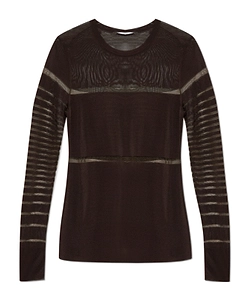 Helmut Lang Sheer Stripe Top