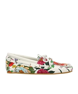 Floral Printed Loafers