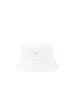 Gucci Kids Gg Supreme Logo Bucket Hat