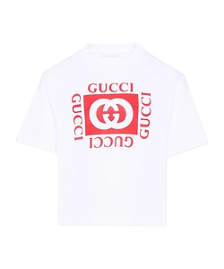Gucci Kids Logo Print T-Shirt