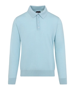 Giorgio Armani Fine Knit Polo Sweater