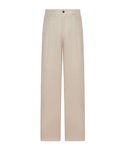 Giorgio Armani Pleated Straight-Leg Trousers