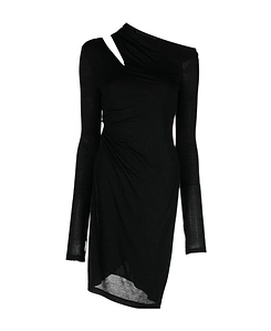 Hollowed-Out Slim Dress