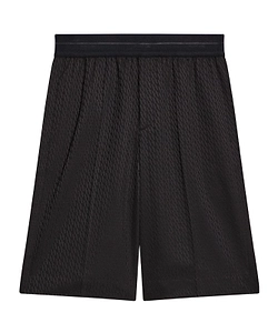 Helmut Lang Elastic Waist Knee-Length Shorts