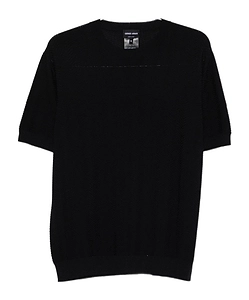 Short-Sleeved Knitted Shirt