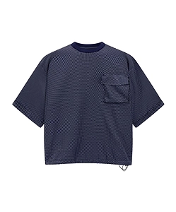 Giorgio Armani Micro Dot Short-Sleeve Sweater