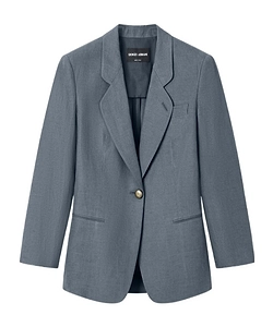 Giorgio Armani Single-Breasted Peak-Lapel Blazer