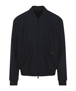 Giorgio Armani Logo-Embroidered Zipped Jacket