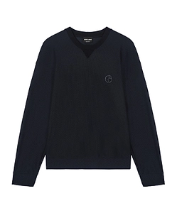 Textured Logo Sweater