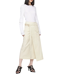 Wrap Midi Skirt
