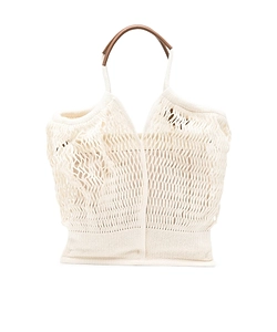 Hereu Knotted Mesh Tote Bag