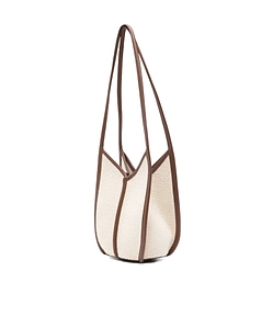 Hereu Calella Bucket Leather-Trimmed Shoulder Bag