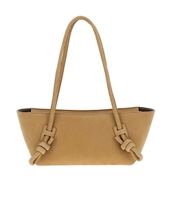 Fleca Knot-Handle Shoulder Bag