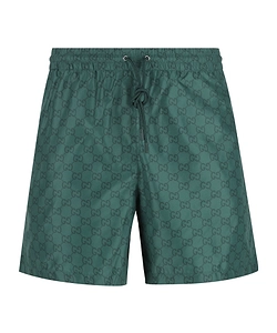 Gucci Monogrammed Drawstring Swimwear