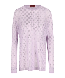 Gucci Monogrammed Embellished Sweater