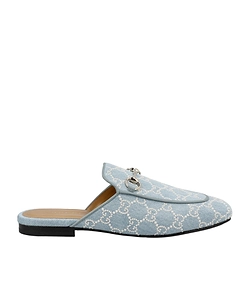 Gucci Monogrammed Slip-On Loafers