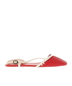 Hereu Rondaia Woven Asymmetrical Sandals
