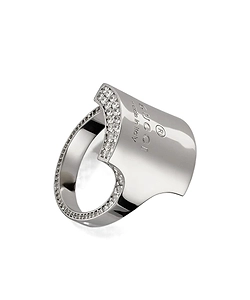 Gucci Trademark Crystal Ring
