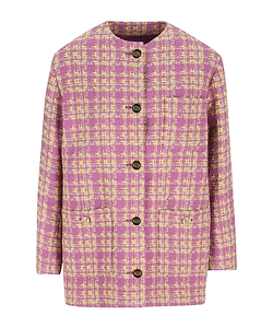 Gucci Tweed Button-Up Jacket
