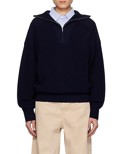 Isabel Marant Zip Detailed Long-Sleeved Jumper