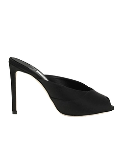 Jimmy Choo Brigitte Peep Toe Mules