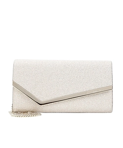 Jimmy Choo Emmie Foldover-Top Clutch Bag