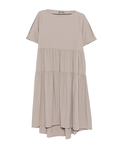 Herno Tiered Short-Sleeve Dress