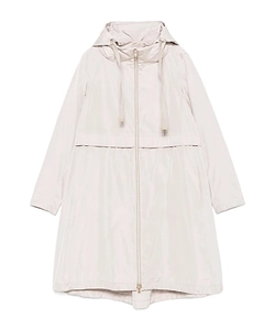 Zip-Up Hooded Coat