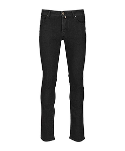 Jacob Cohen Logo Patch Slim Fit Jeans