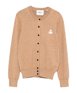 Isabel Marant ÉToile Logo-Embroidered Knitted Cardigan