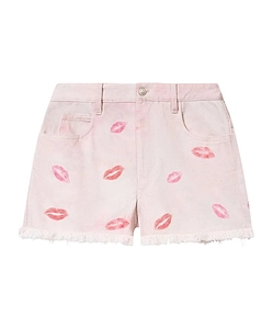Isabel Marant ÉToile Lesia Frayed Print Shorts