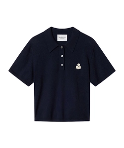 Isabel Marant ÉToile Althea Knitted Polo Shirt