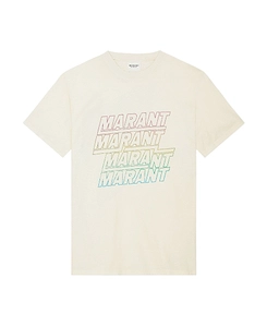 Isabel Marant ÉToile Logo-Printed Crewneck T-Shirt