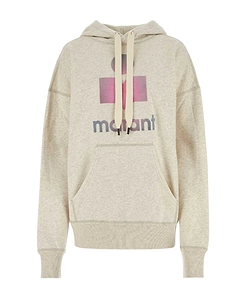 Isabel Marant ÉToile Logo-Printed Drawstring Hoodie