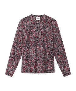 Isabel Marant ÉToile Maria Voile Floral Printed Blouse