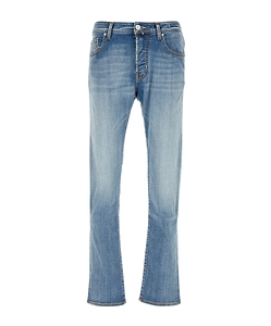 Jacob Cohen Logo Patch Slim-Fit Jeans