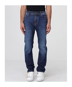 Jacob Cohen Logo Patch Slim-Fit Jeans