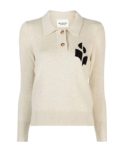 Nola Knitted Polo Sweatshirt