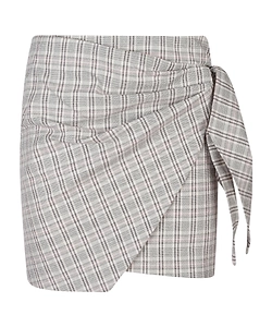 Plaid Midi Skirt