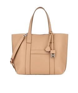 Hogan Logo Embossed Top Handle Bag
