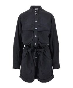 Single-Breasted Jumpsuit