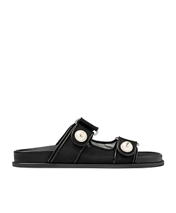 Open-Toe Flat Sandals