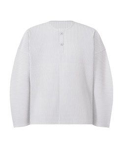 Homme Plissé Issey Miyake Monthly Colors February Henley-Neck Top