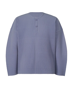 Homme Plissé Issey Miyake Monthly Colors February Henley-Neck Top