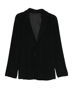 Homme Plissé Issey Miyake Pleated Single-Breasted Blazer
