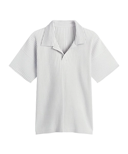 Homme Plissé Issey Miyake Pleated Polo Shirt