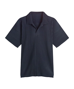Homme Plissé Issey Miyake Pleated Polo Shirt