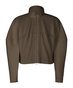 Kinetic Sculpture Long-Sleeved Casual Jacket