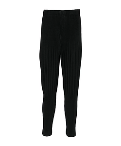Plissé Tapered Trousers